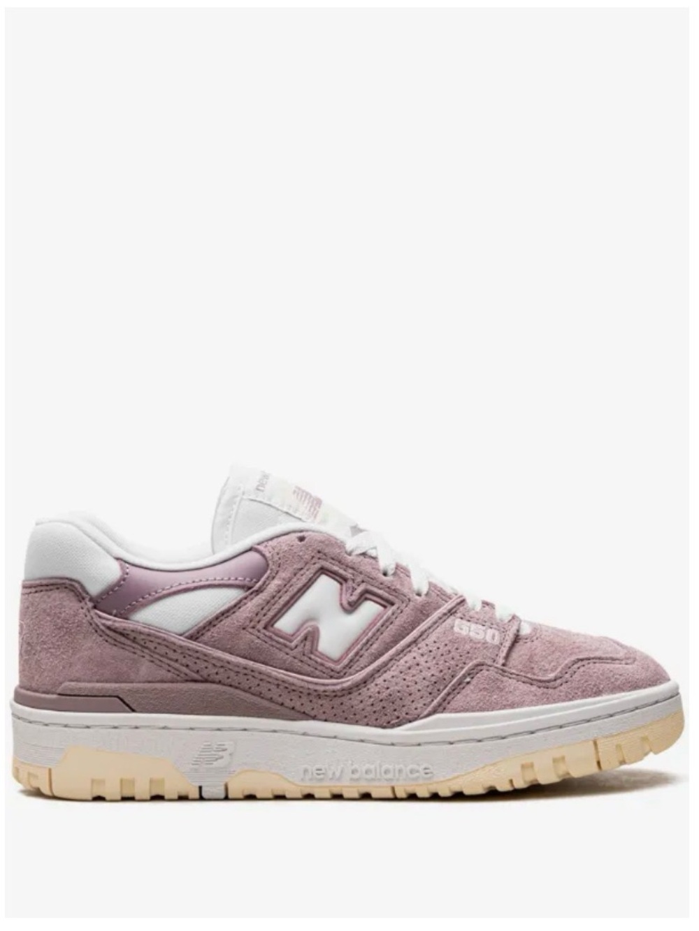 New Balance Women’s 550 Suede Sneaker - Dusty Pink & White